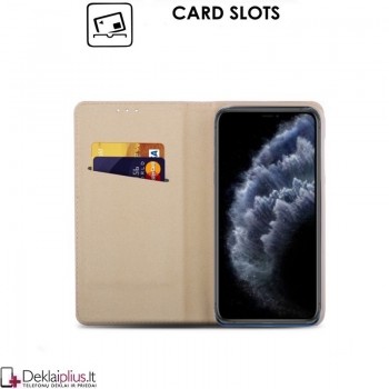Telone smart magnet atverčiamas dėklas - auksinės spalvos (Apple Iphone 12 Pro Max) Telone smart magnet atverčiamas dėklas - auksinės spalvos (Apple Iphone 12 Pro Max)